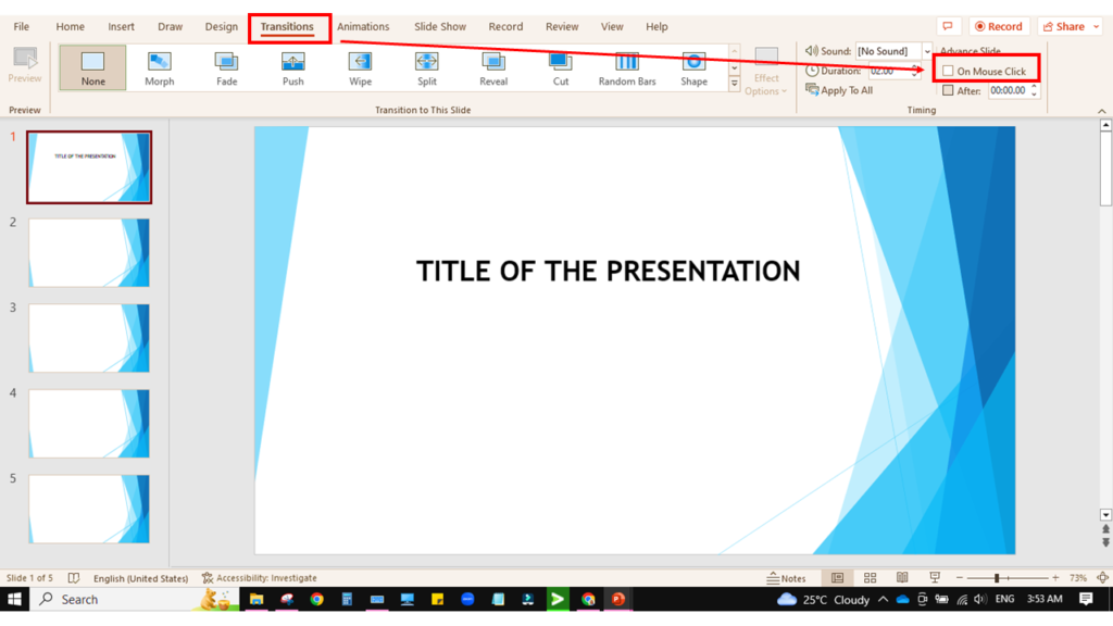 A PowerPoint presentation